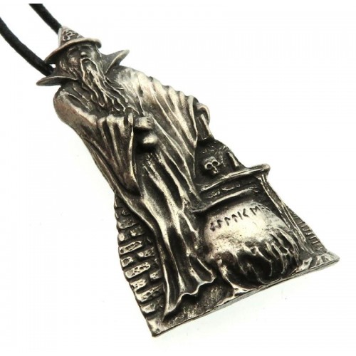 Metal Wizard Pendant